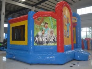 Minecraft Bouncy Castle Side View