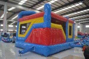 Minecraft Bouncy Castle Back View