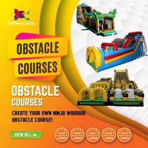 mobile obstacle course hire banner