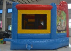 Minecraft Bouncy Castle Side View