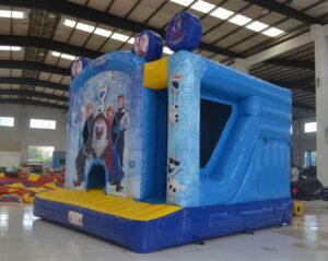Frozen Bouncy Castle Side View