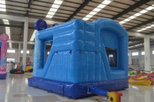Frozen Bouncy Castle Back View