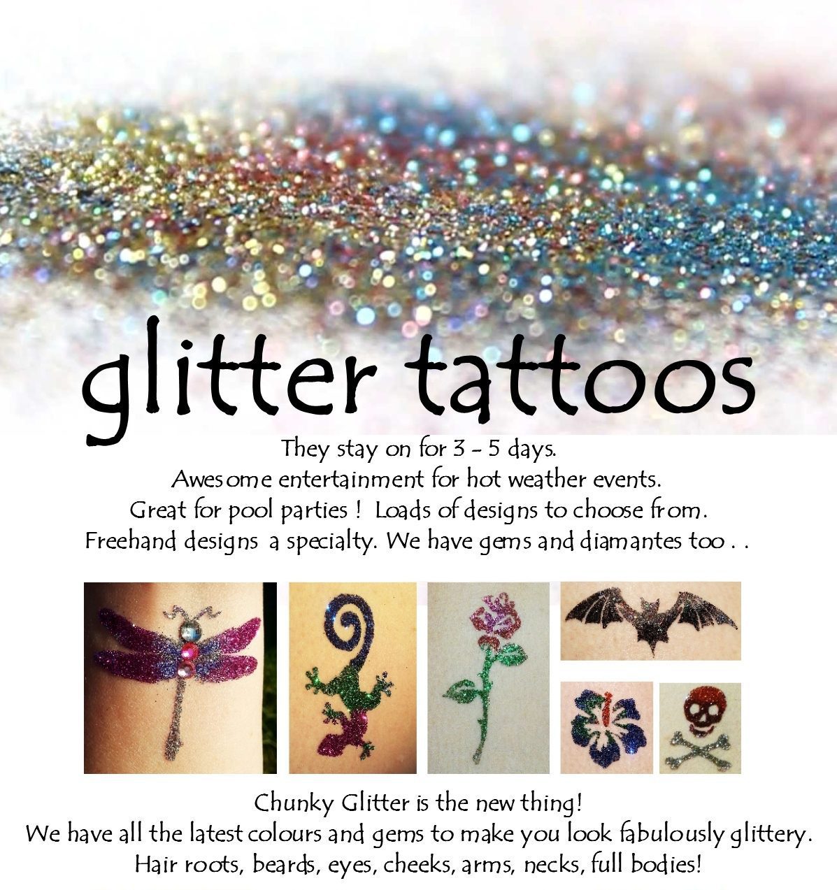 Glitter Tattoo Perth Bouncy Castle Hire