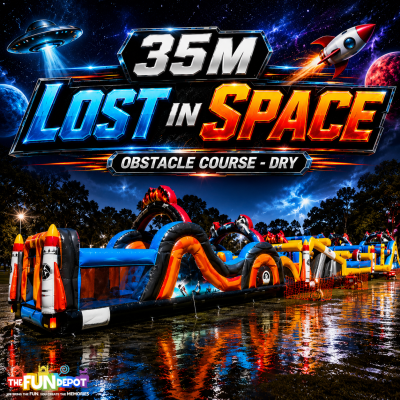 35m Lost in Space Obstacle Course – Wet