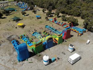 Perth Bouncy Castle Aerial View