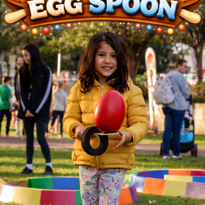 Giant Egg & Spoon
