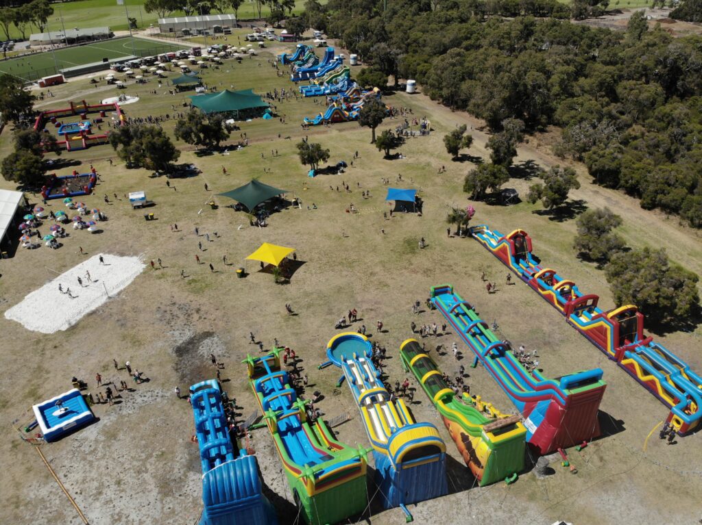 water slide hire at Tropic Like its Hot Gosnells