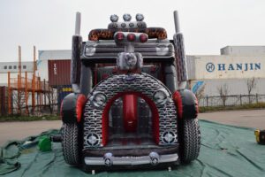 Monster truck front view