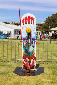 kiddie striker train theme