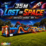 35m Lost in Space Obstacle Course – Dry