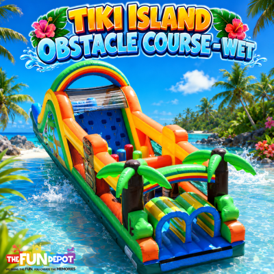 Tiki Island Obstacle Course – Wet