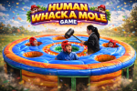 Human Giant Whack A Mole Game