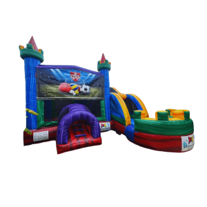 sports multi theme combo castle