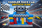 Toddlers Race Car Obstacle Slide