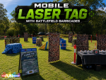 Mobile Laser Tag with Battlefield Barricades