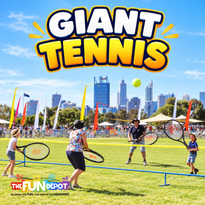 Giant Tennis Set (Set of 2) – Racquets & Ball Only