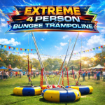 Extreme 4 Person Bungee Trampoline