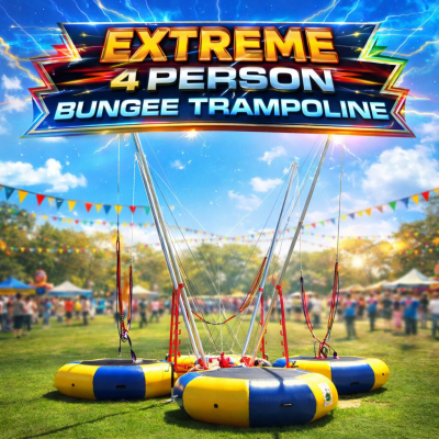 Extreme 4 Person Bungee Trampoline