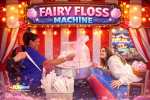 Fairy Floss Machine with Operator
