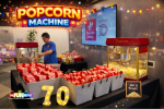 Popcorn Machine with Operator