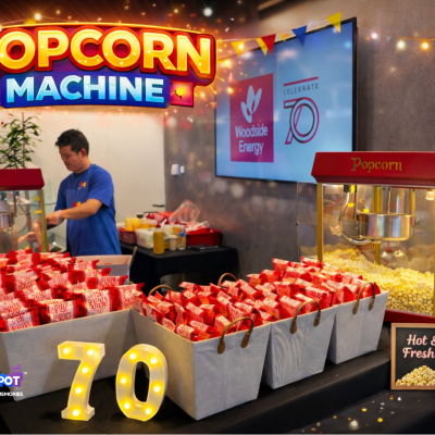 Popcorn Machine with Operator