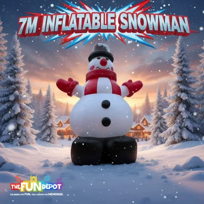 7m Inflatable Snowman