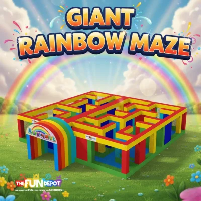 Giant Rainbow Maze