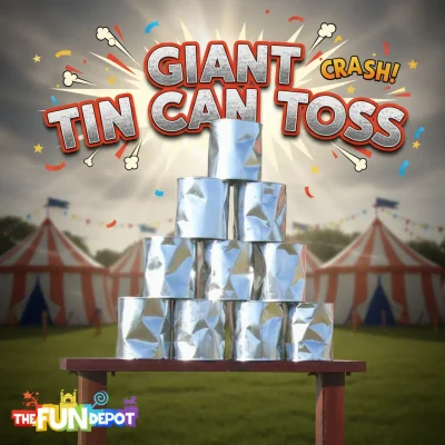 Giant Tin Can Toss