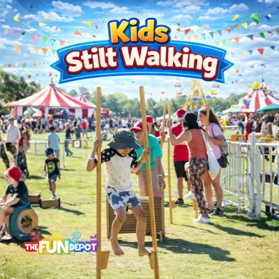 Kids Stilt Walking