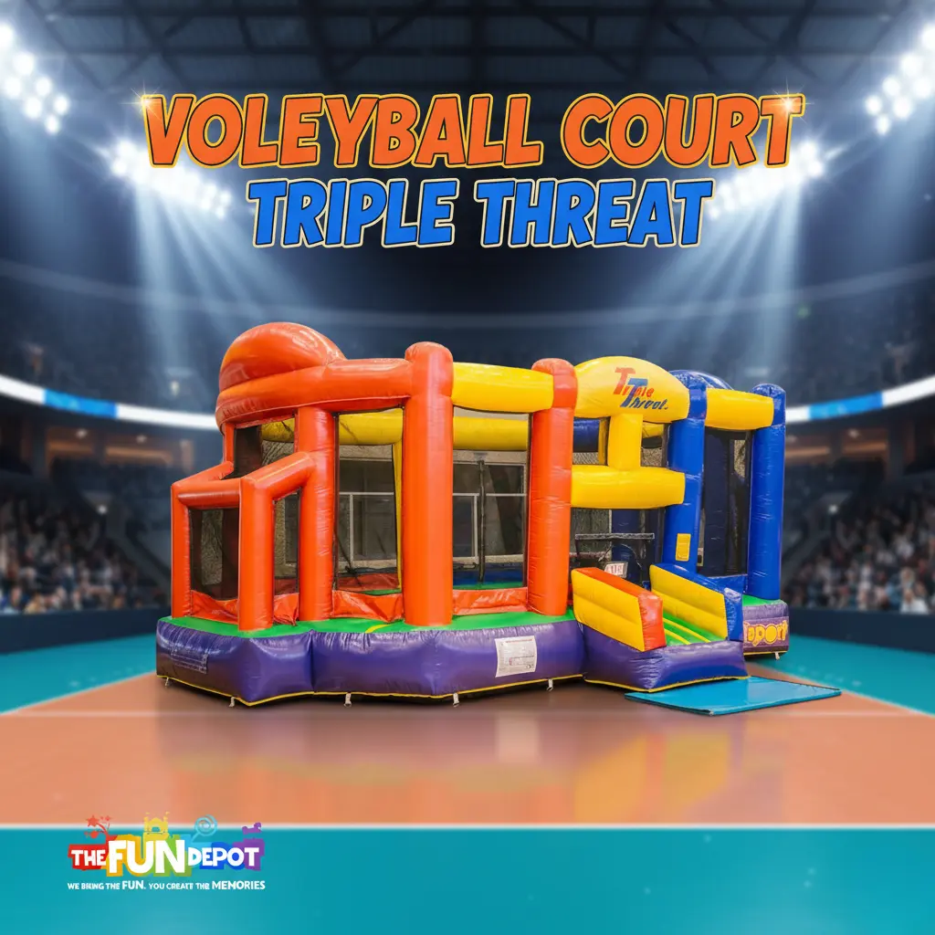 Volleyball Court – Triple Threat