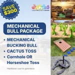 Mechanical Bull Wild West Package