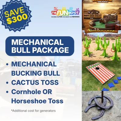 Mechanical Bull Wild West Package