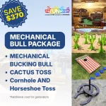Mechanical Bull Wild West Package