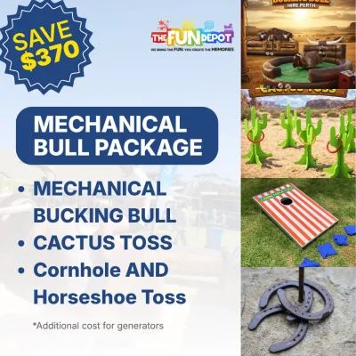 Mechanical Bull Wild West Package