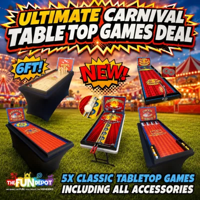 Ultimate Carnival Table Top 5 Games Package