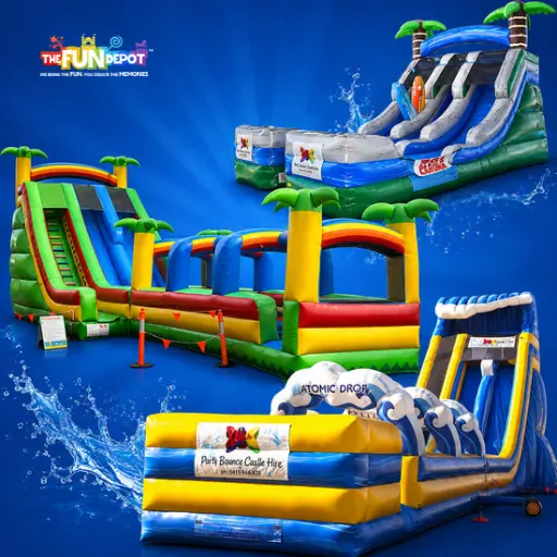 Water Slide Hire Perth, Dunk Tanks and Dry Slides